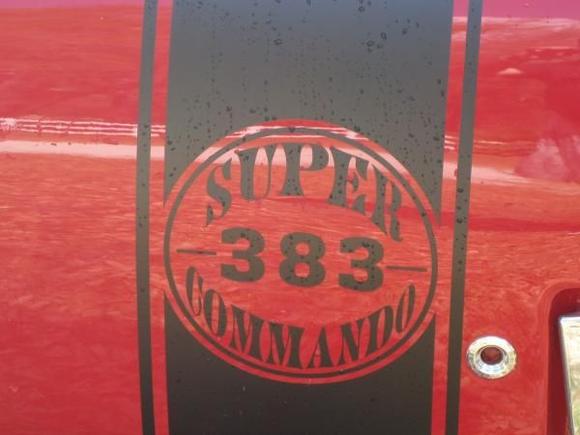 Custom Rear tail stripe