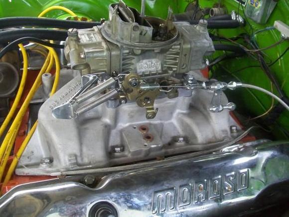 cable throttle and kick down linkage