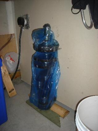 crank stored upright