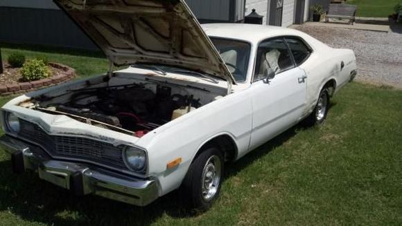 74 Duster no motor &amp; trans