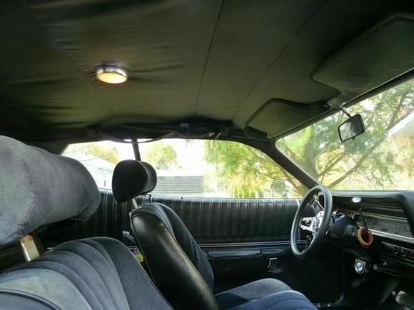 Previous owner put in bucket seats