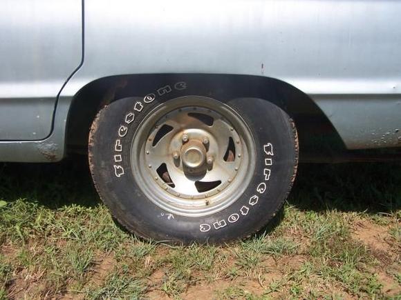 need new rubber, and clean up the rims