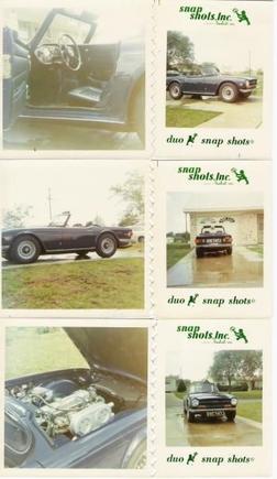 My mom's Triumph TR7.