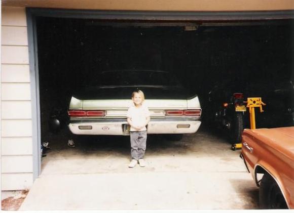 Fender of my 66 Coronet 500 and in the garage is the cherry-condition 1970 Fury. This is about 12 years ago. Beaverton, Oregon.