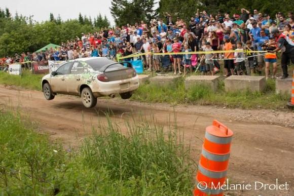 air time at Rallye Baie des Chaleurs 2015, photo courtesy of Melanie Drolet