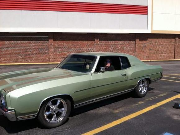 1970 Monte Carlo with a Police interceptor engine. Looks and drives like brand new