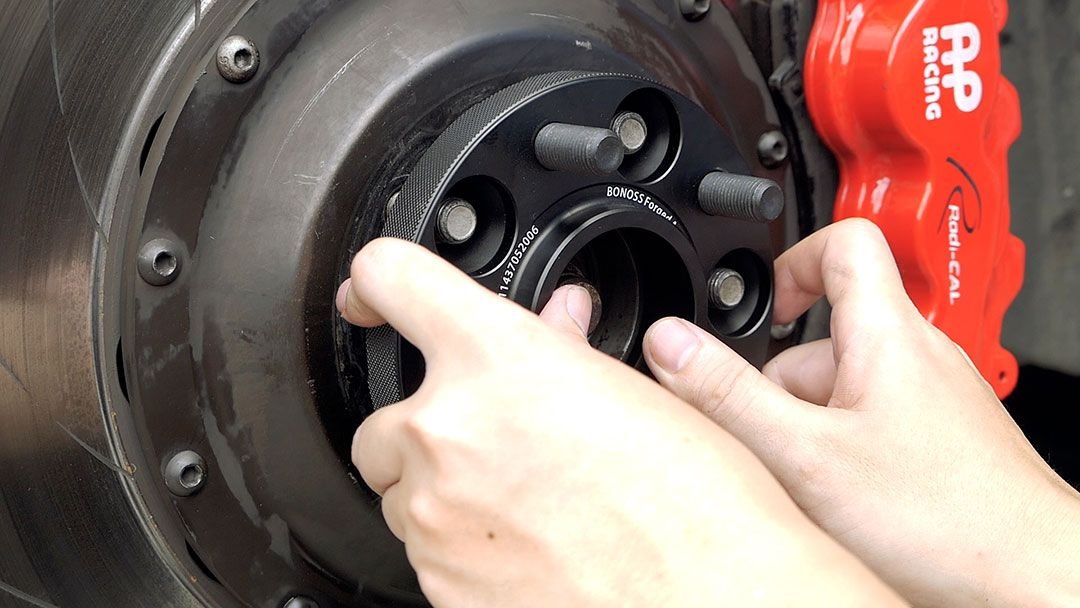 Mustang6th S550 Wheels Upgrade. Install 12mm+15mm Wheel Spacers