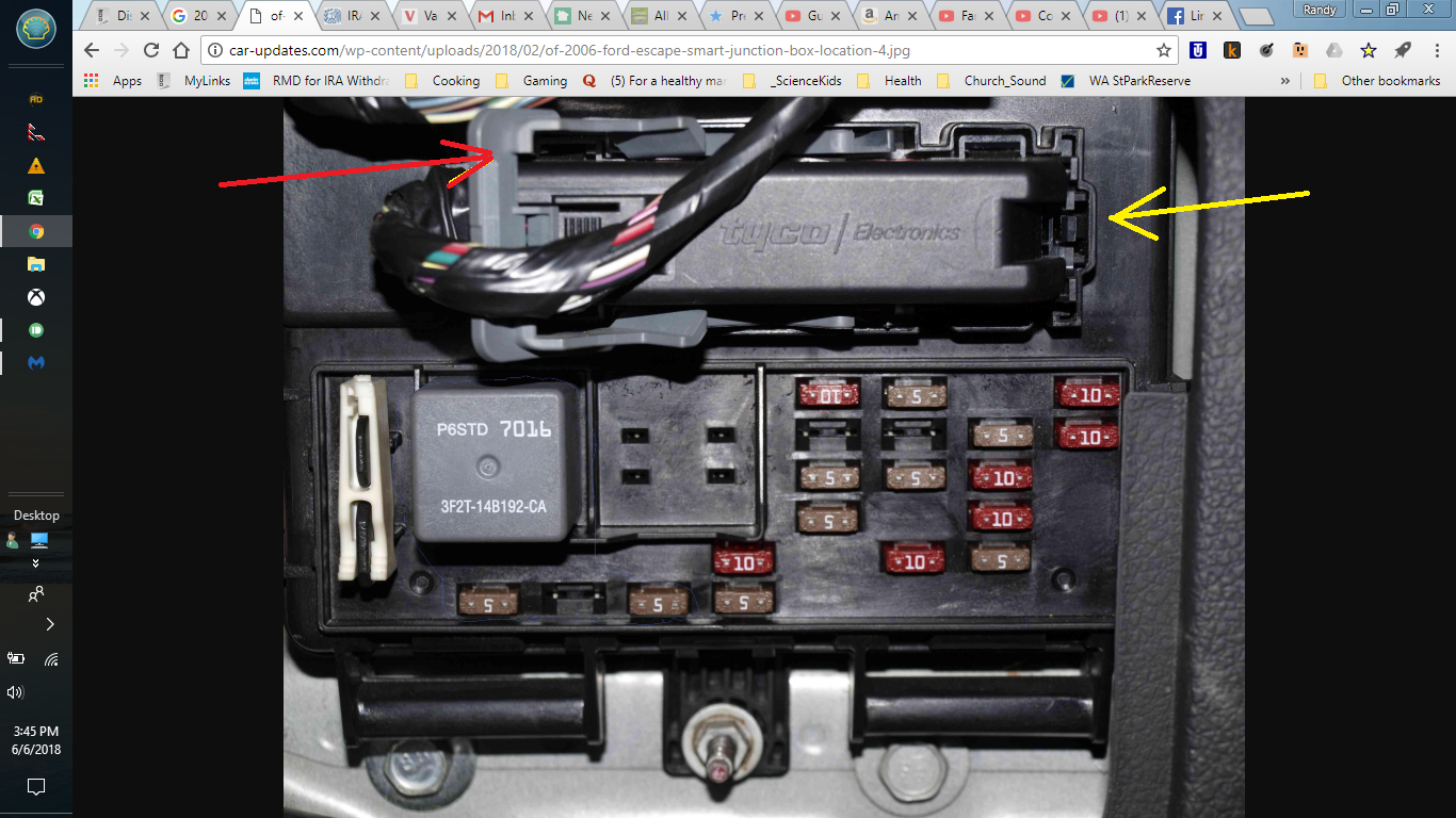 Ford Escape Fuse Box Layout - Wiring Diagram