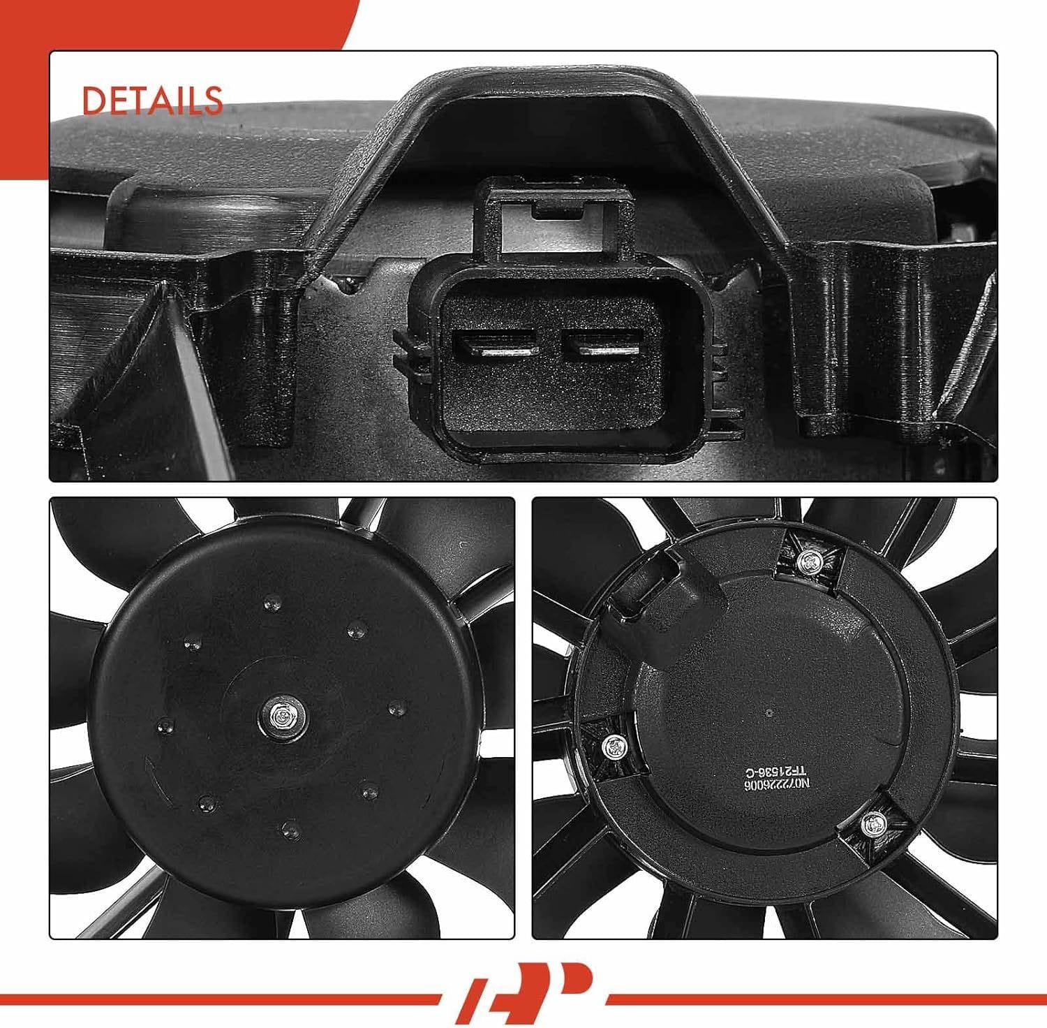 Engine - Electrical - Cooling Fan Assembly: Ford - Mustang 2015-2021, L4 2.3L - New - 2015 to 2021 Ford Mustang - Las Vegas, NV 89123, United States