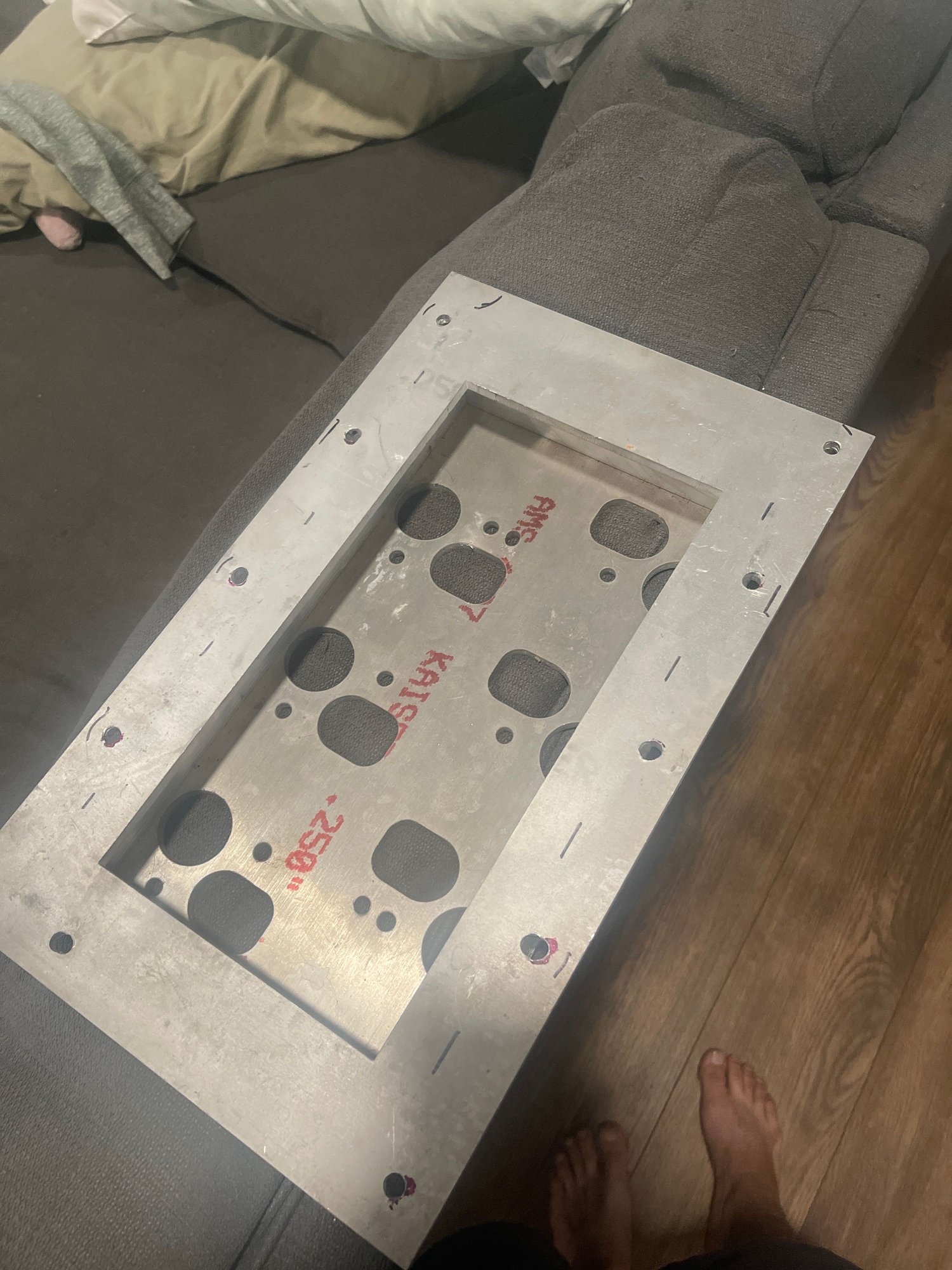 9904 v6 mustang Eaton m112 supercharger adapter plate