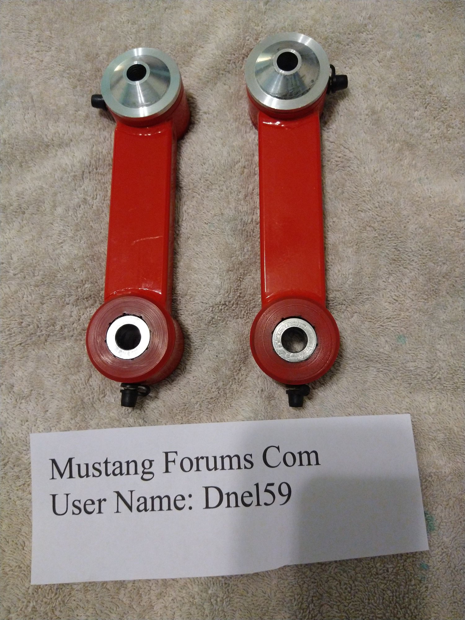Steering/Suspension - BMR Rear Vertical Links (RED) TCA048 only 1100 miles on them 2015-2020 - Used - 2015 to 2020 Ford Mustang - Fishers, IN 46037, United States