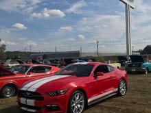 Race Red Mustang