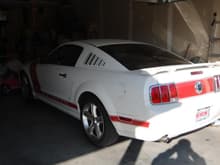 2009 Mustang GT rear picture