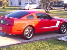 Stage 2 -Appearance- (Rear Decklid Blackout Panel and Roush 427R Hockey Stick Stripe)