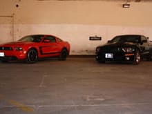 Friend's BOSS and my Shelby GT500