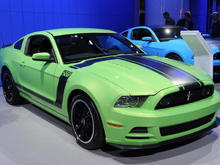 Gotta Have It Green 2013 Mustang Boss 302 Officially Debuts in Detroit