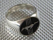 Mustang signet ring