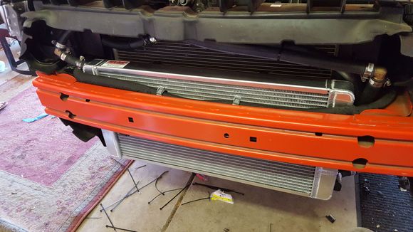 Here it is installed drove it around town stop and go and traiffic lights 84 degrees out and is keeping IAT temps below 100 so ithe pcm is not pulling timiming. Fans run all the time unil engine shuts down. When you start moving the temps drop rapidly
