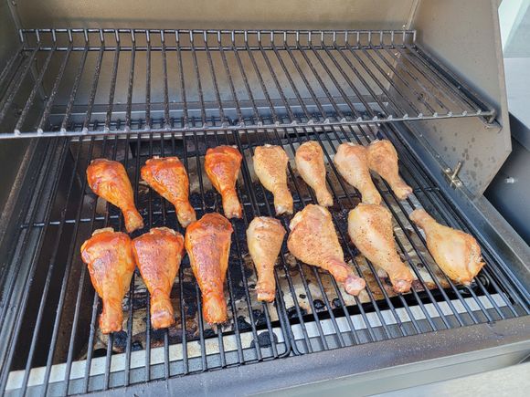 Easy.. 180 for 30 minutes, 350 for 40 minutes, last 10 brush on sauce 👌