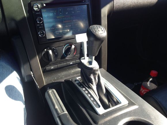 TCI Street Fighter Shifter with 1988 mustang gt shifter knob