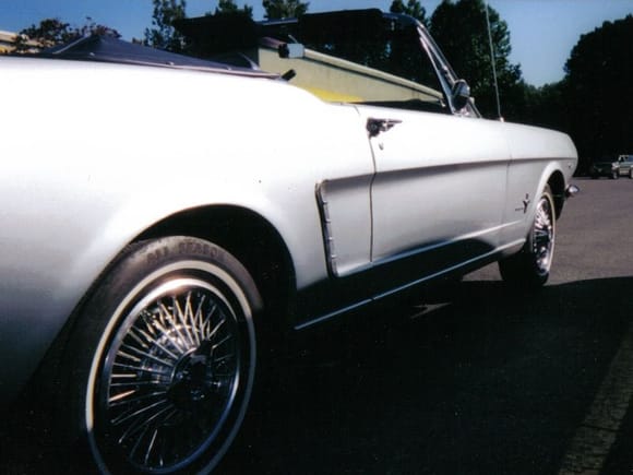 My brother's immaculate '65 ragtop, ca. 2001...nice silver paint.