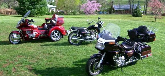 1997 Honda GL1500 SE / Lehman GTL Trike

1974 Triumph T150V TRident 750

1985 Honda GL1200 Aspencade