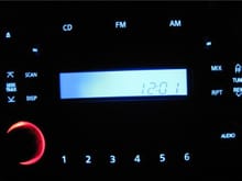 Stock Radio with blue LEDs