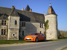 near the castle in the Loir &amp; Cher land (the first day when i buyed my Z at the Nissan shop)