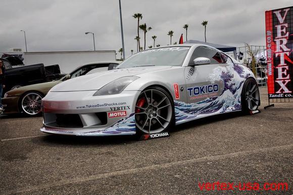 D1GP Anaheim Vertex booth