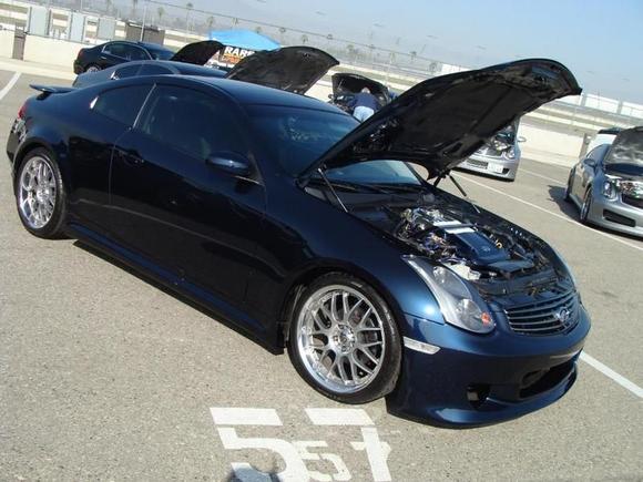 Great fun at last years Toy 4 Tots event held at Auto Club
Speedway....Double Trophy Winner....Nissan Sport Mag Best
G35 Editors Choice