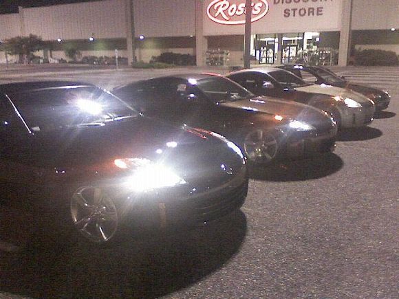 i know we're not show cars but damn....lol. this is the first night i started drifting.