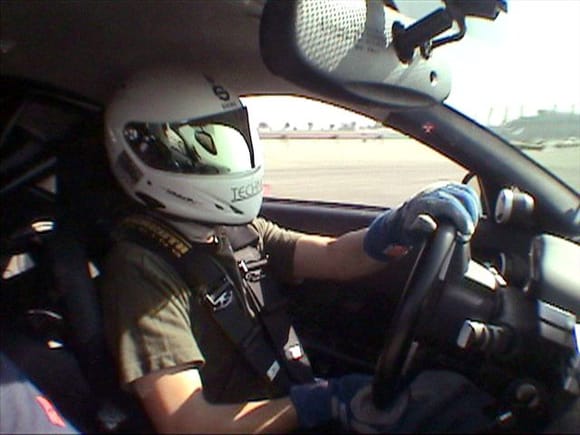 In cockpit footage during DriftDay fun