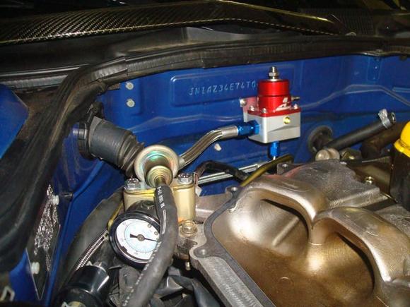 FunctionTUNED fuel return installation.