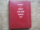 1965 Pontiac Flate Rate Manual