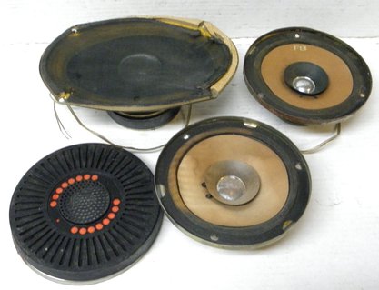 Vintage Car Speakers BASS 48 6X9 6” Round Camaro