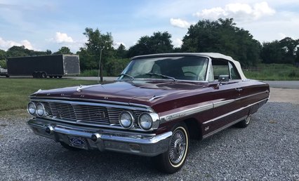 1964 Ford Galaxie 500 XL Convertible, 390 V8, A/C