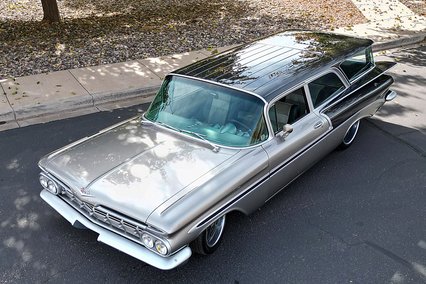 1959 Chevy Brookwood Rare 2 Door Custom