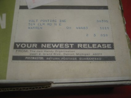 1968 Pontiac Sales Information Service Kits