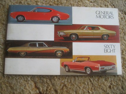 1968 GM Cars Brochure and Prices