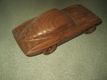 1967 Corvette Wooden Wheels Model Car