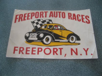 Decal - Freeport Auto Races - Freeport, N.Y.