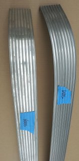 1955 Pontiac Hood Bands pair Chieftain Safari