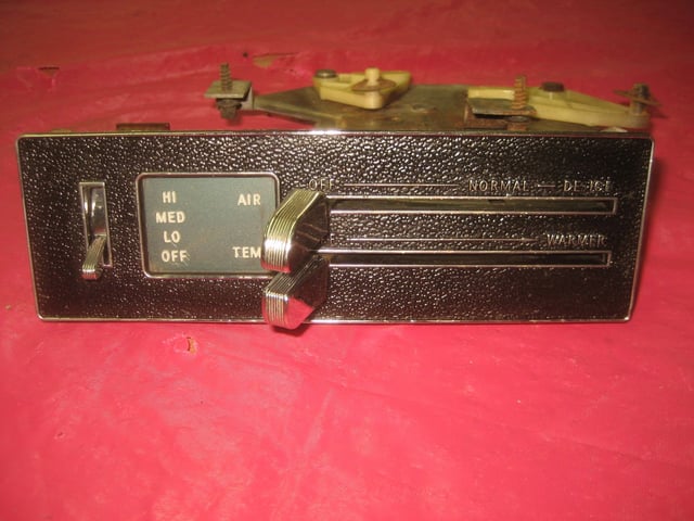 1965 Pontiac GTO Heater Controls