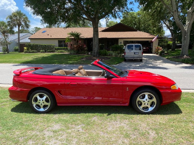 1997 Ford Mustang Cobra SVT Convertible Rio Red