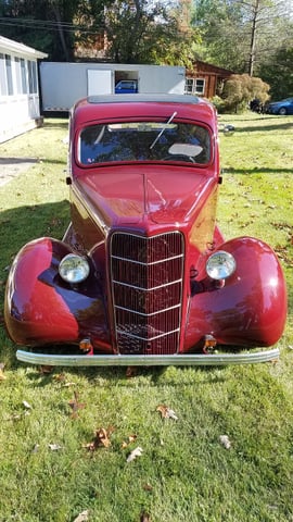 1935 FORD 5 WINDOW COUPE  ALL ORIGINAL FORD STEEL