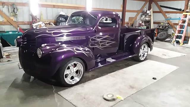 One of a kind 1946 Chevy driver, show truck.