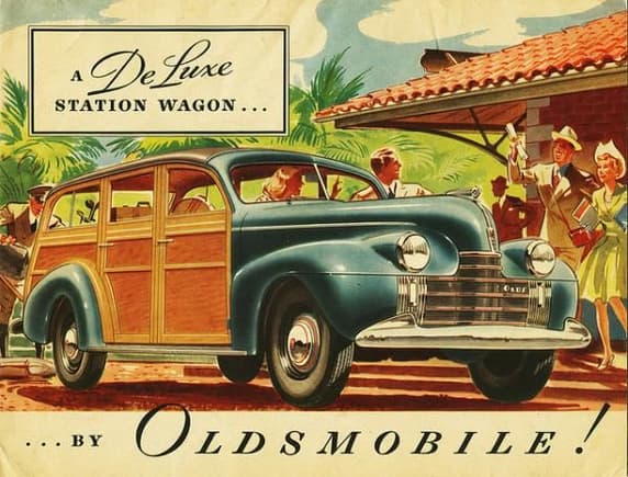 1940 Oldsmobile Station Wagon Advertisment