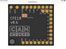 Probably because I bought the wrong ECU I’ve added this CanCheck expansion board for extra inputs. 