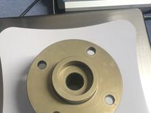 5.7 kilos of weight saving across standard to normal flanges....that is a BIG saving in unsprung weight.  Very happy