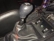 This is the shifter I made to bring the knob back in to correct place as gearbox is 25mmlonger